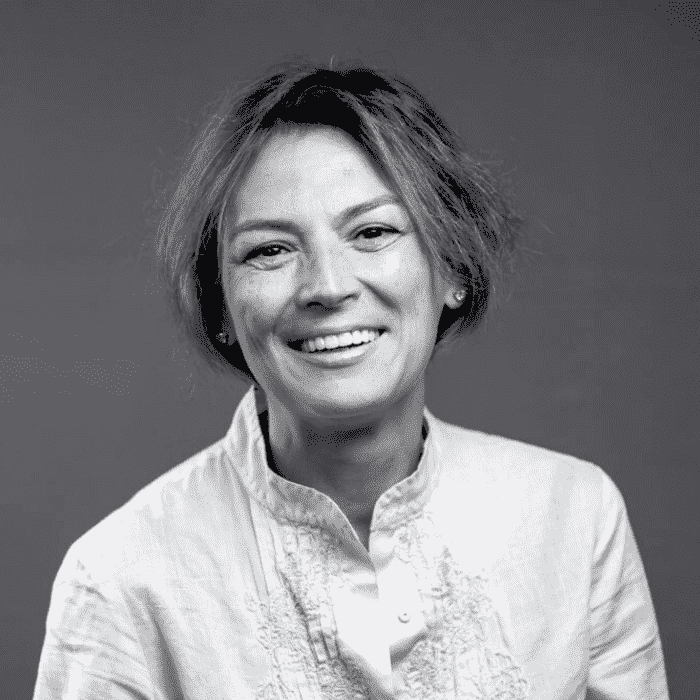 smiling mature woman