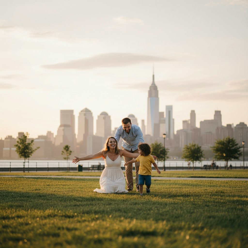 family in the park