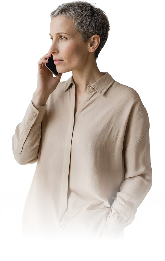 woman making a phone call