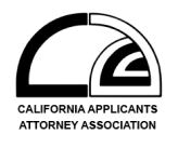 California Applicants Attorney Association