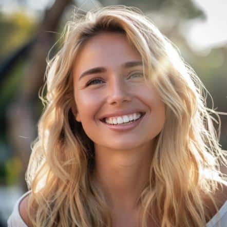smiling young woman