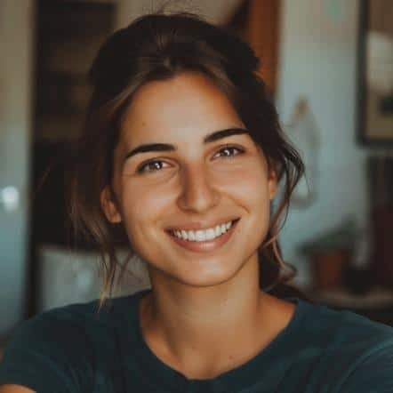 happy young woman