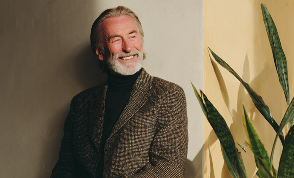 Smiling man with dental implants