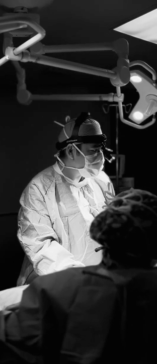 Dr. Chua in the operating room