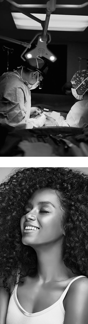 Dr. Chua in the OR and patient