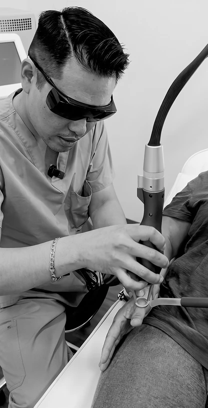Dr. Chua at work