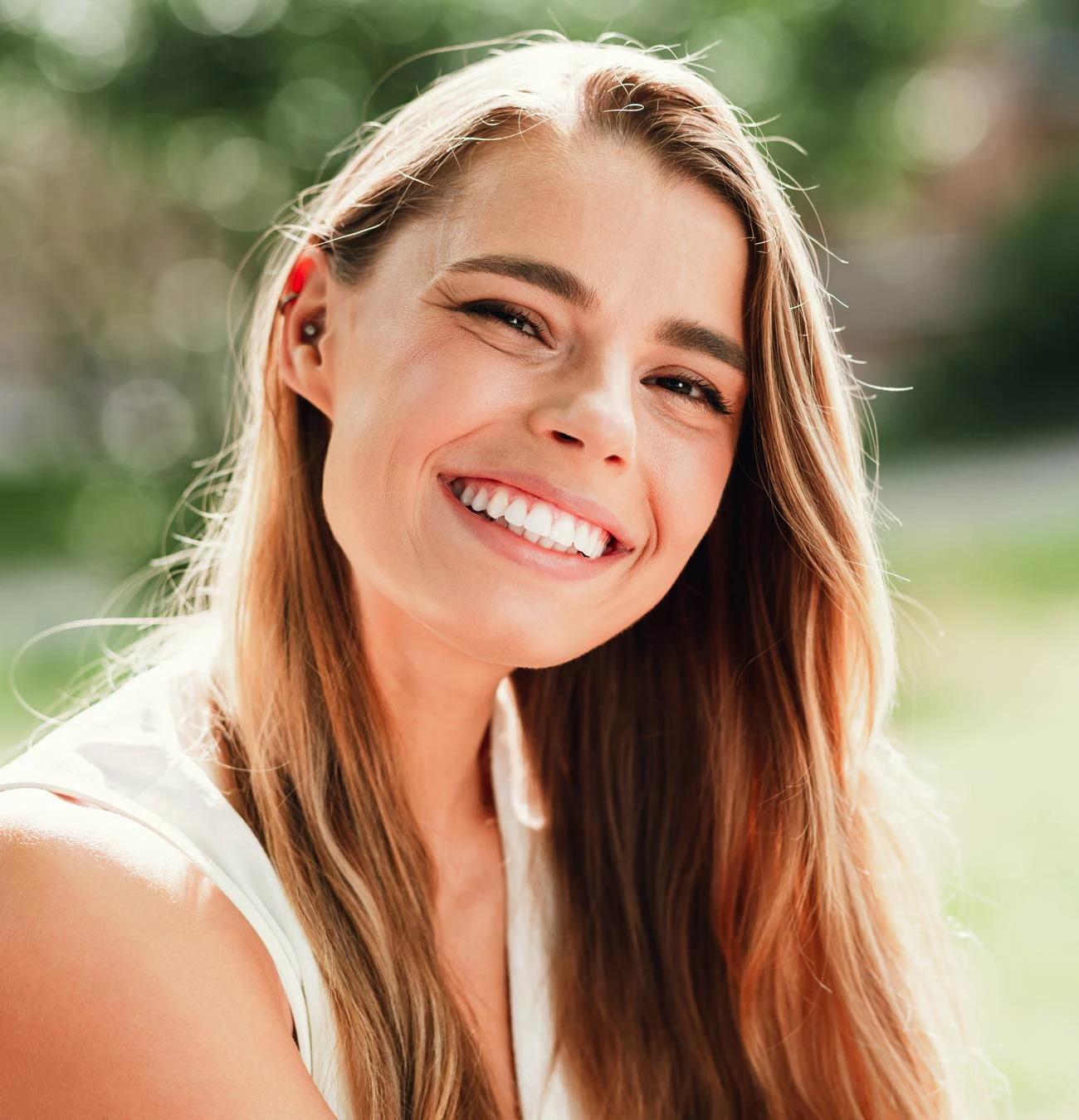 smiling young woman