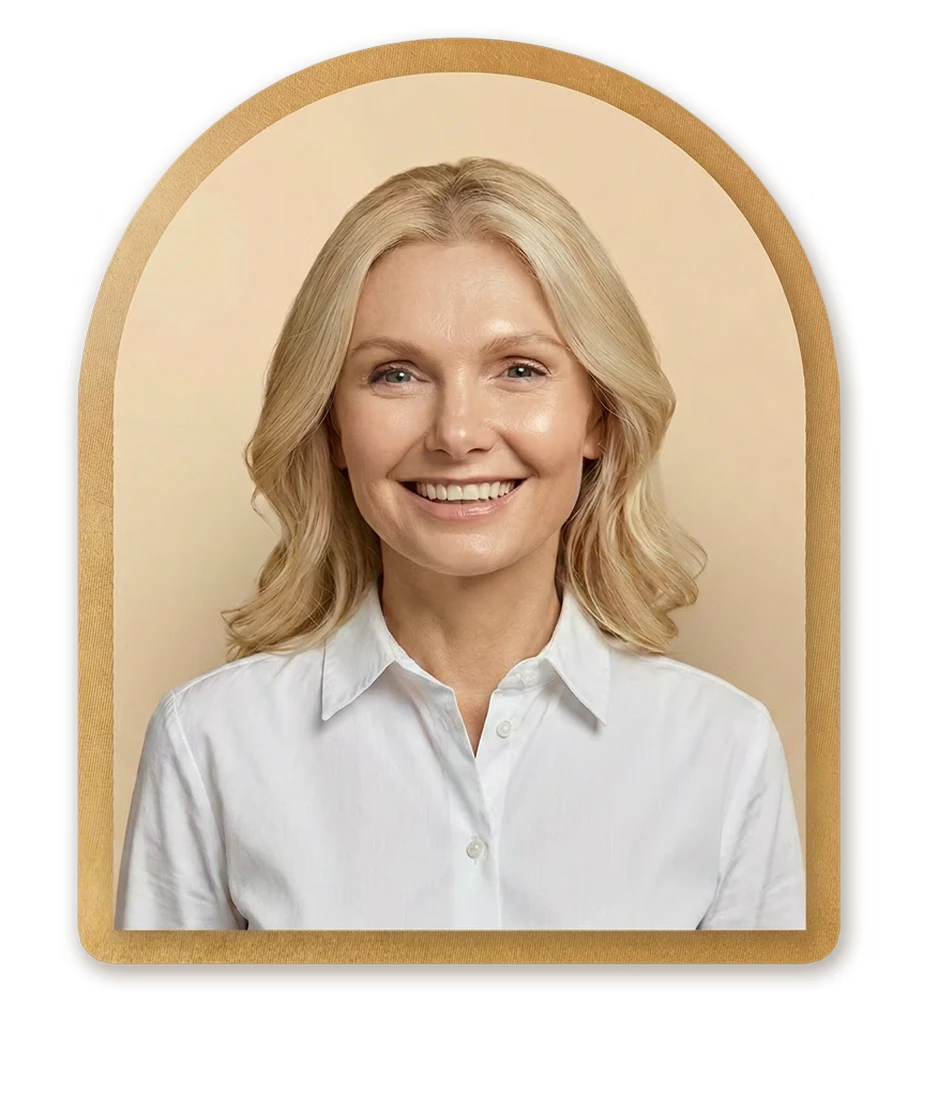 Woman smiling