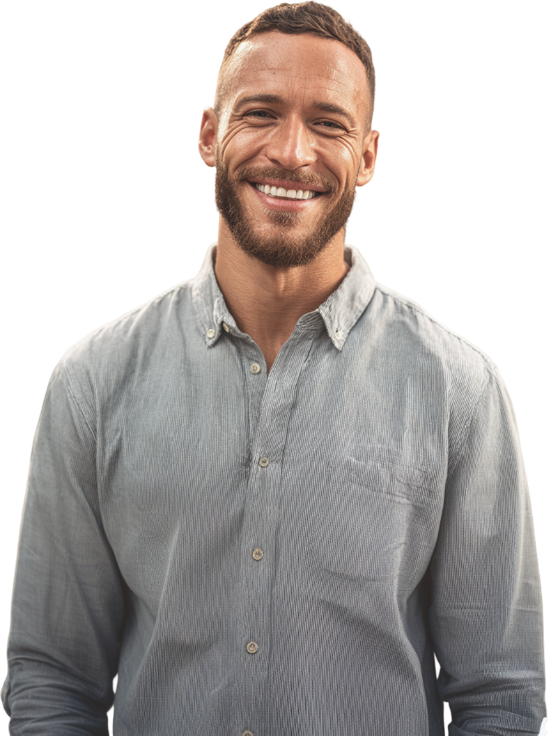 smiling young man