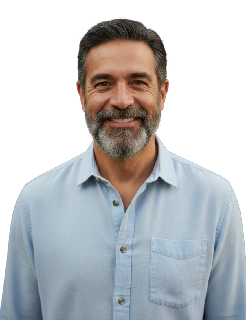 smiling man