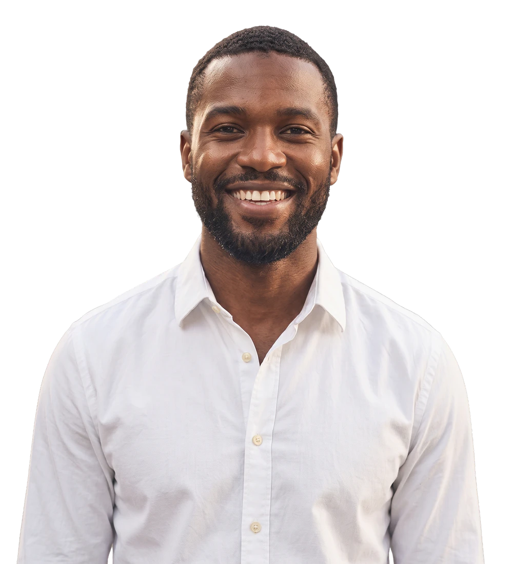 Man smiling