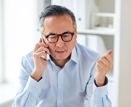 Man on Phone