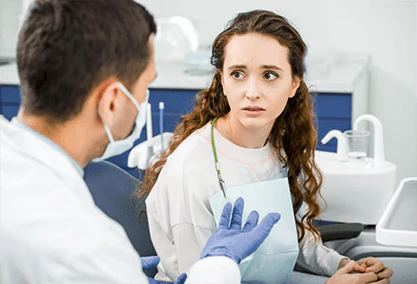Sherman patient nervous at dentist