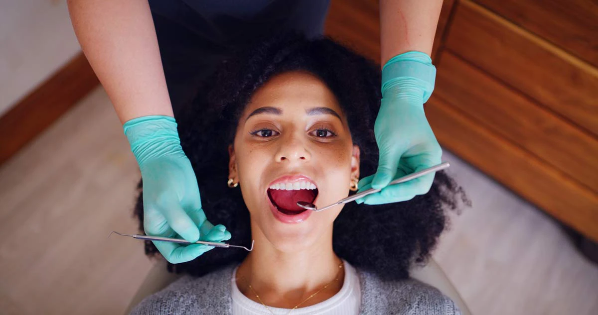 patient getting a checkup