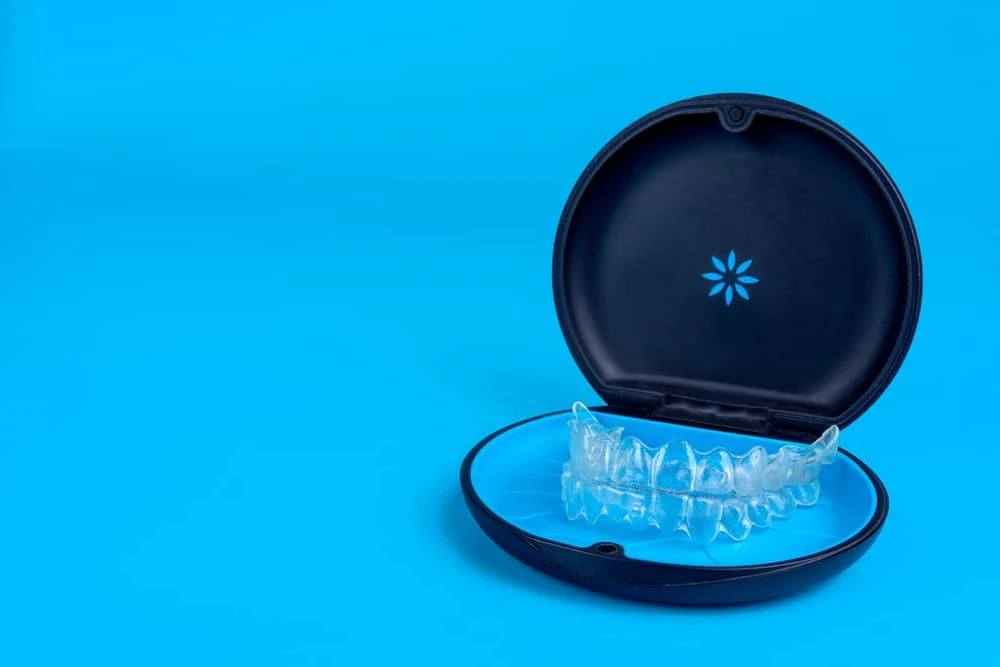 Invisalign trays in case