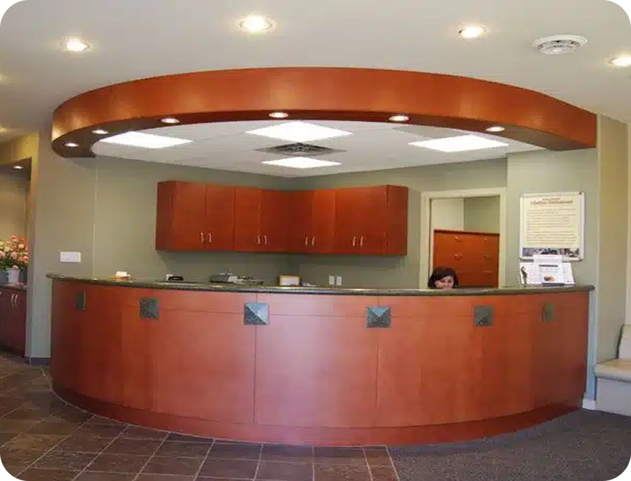 Front desk of Coast Dental Centre