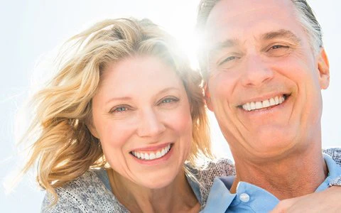 Smiling couple