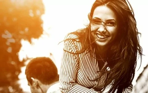 Happy woman