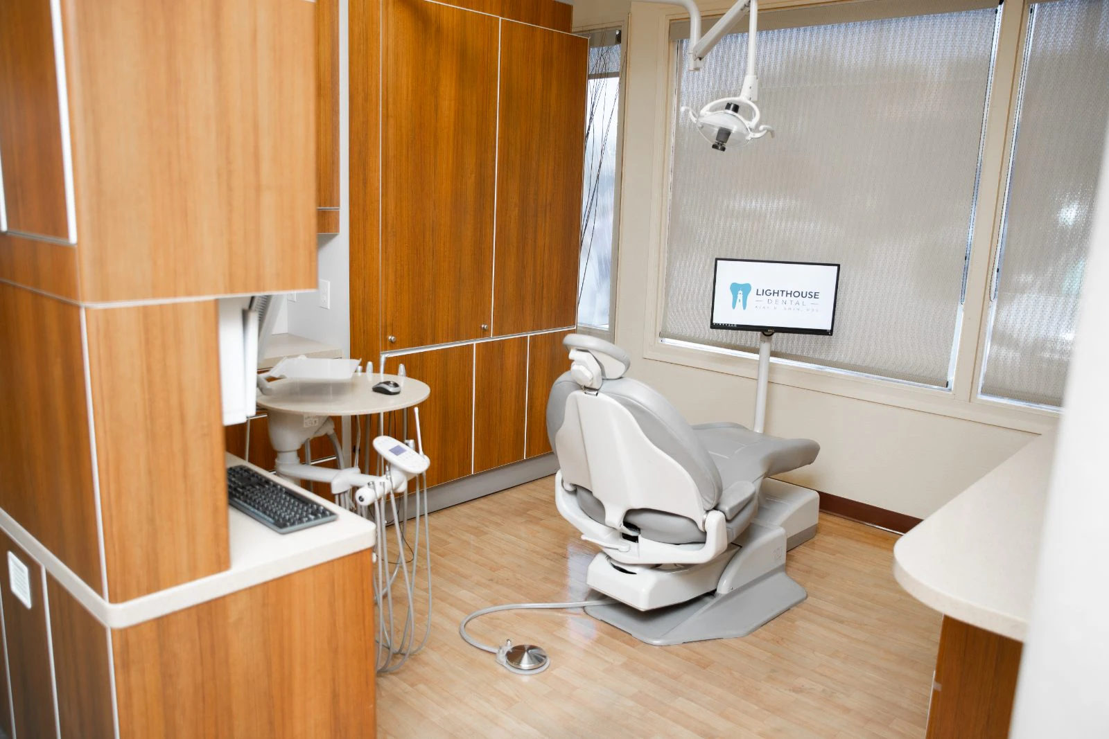 View of dentist