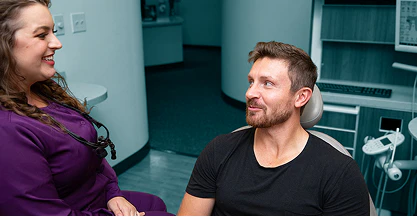 a dental consultation