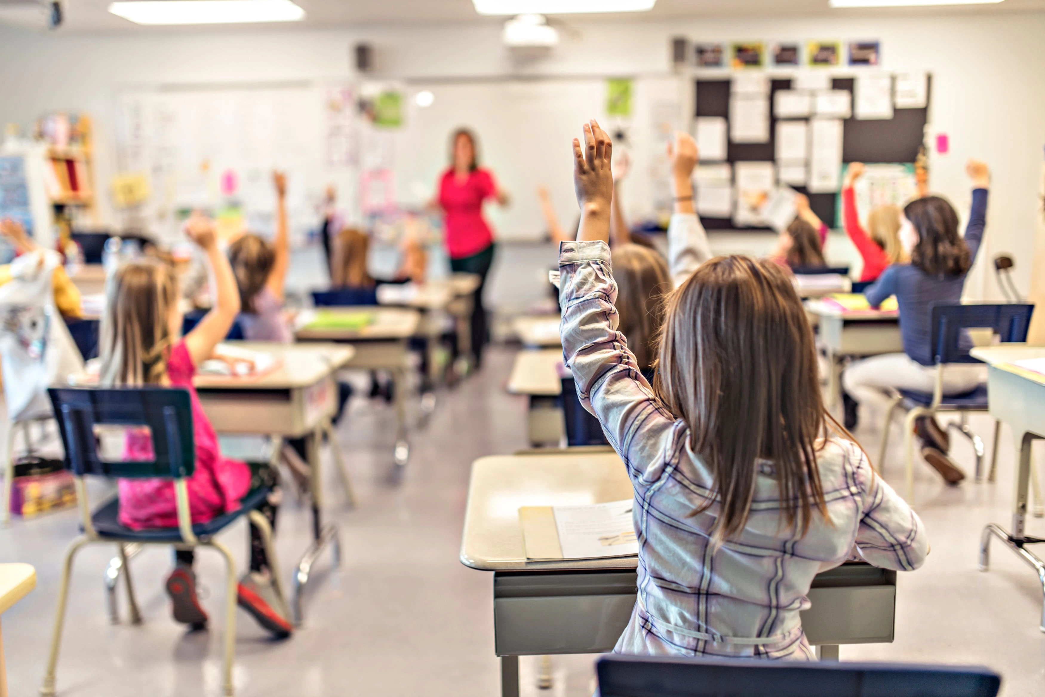 kids in the classroom