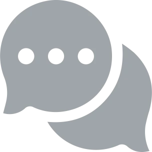 icon on speech bubbles
